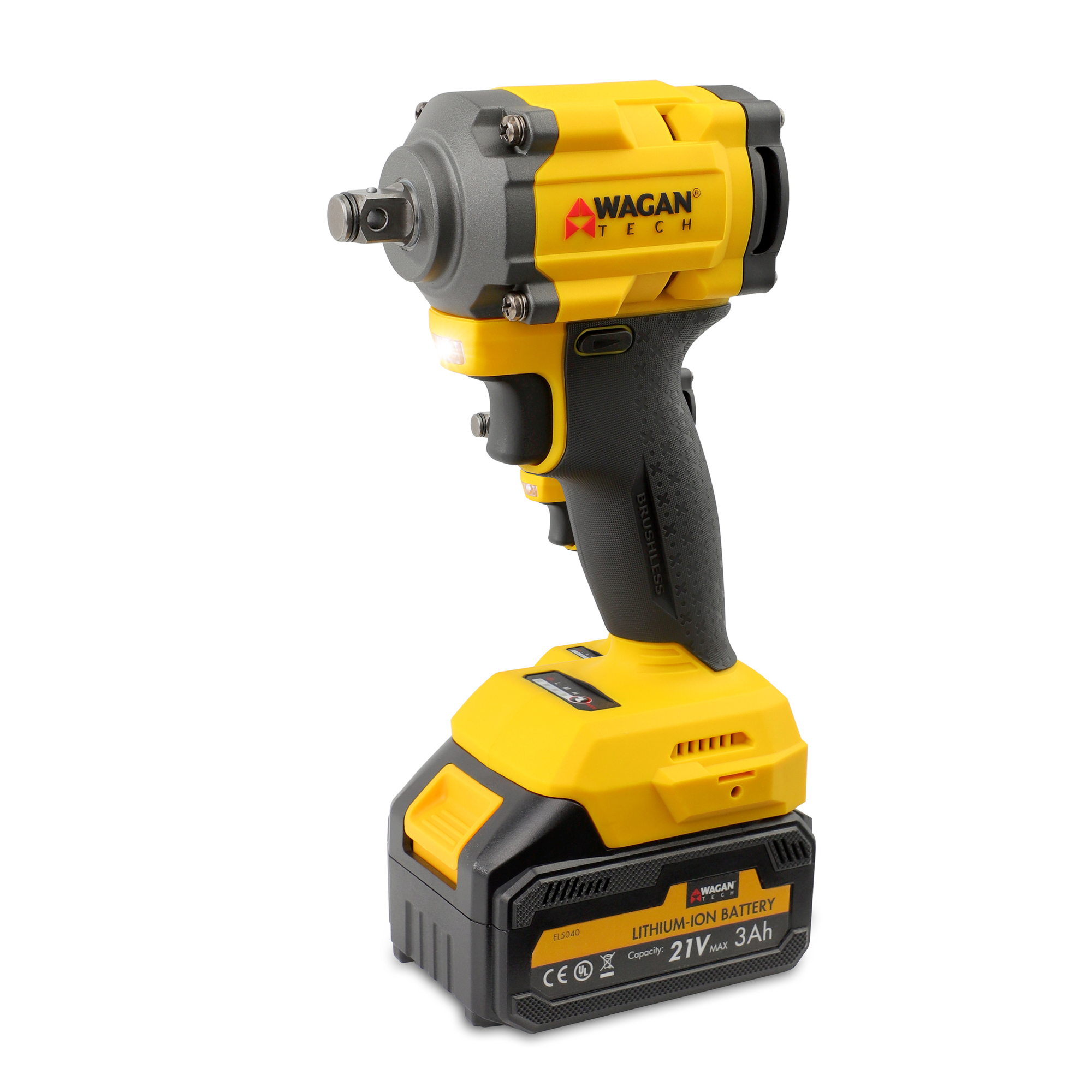 Wagan Tech Cordless 3-in-1 Power Tool, Multi Function Impact Wrench, Power Drill, and Screwdriver, EL4500
